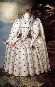 Marcus Gheeraerts Portrait of Queen Elisabeth I France oil painting reproduction